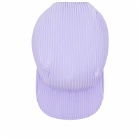 Homme Plissé Issey Miyake Men's Pleats Cap in Soft Lavender