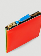 Fluo Zip Wallet in Orange