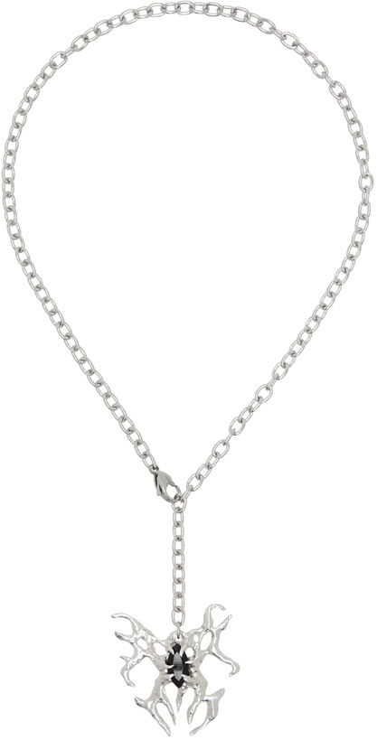 Photo: Harlot Hands Silver Warrior Butterfly Pendant Necklace