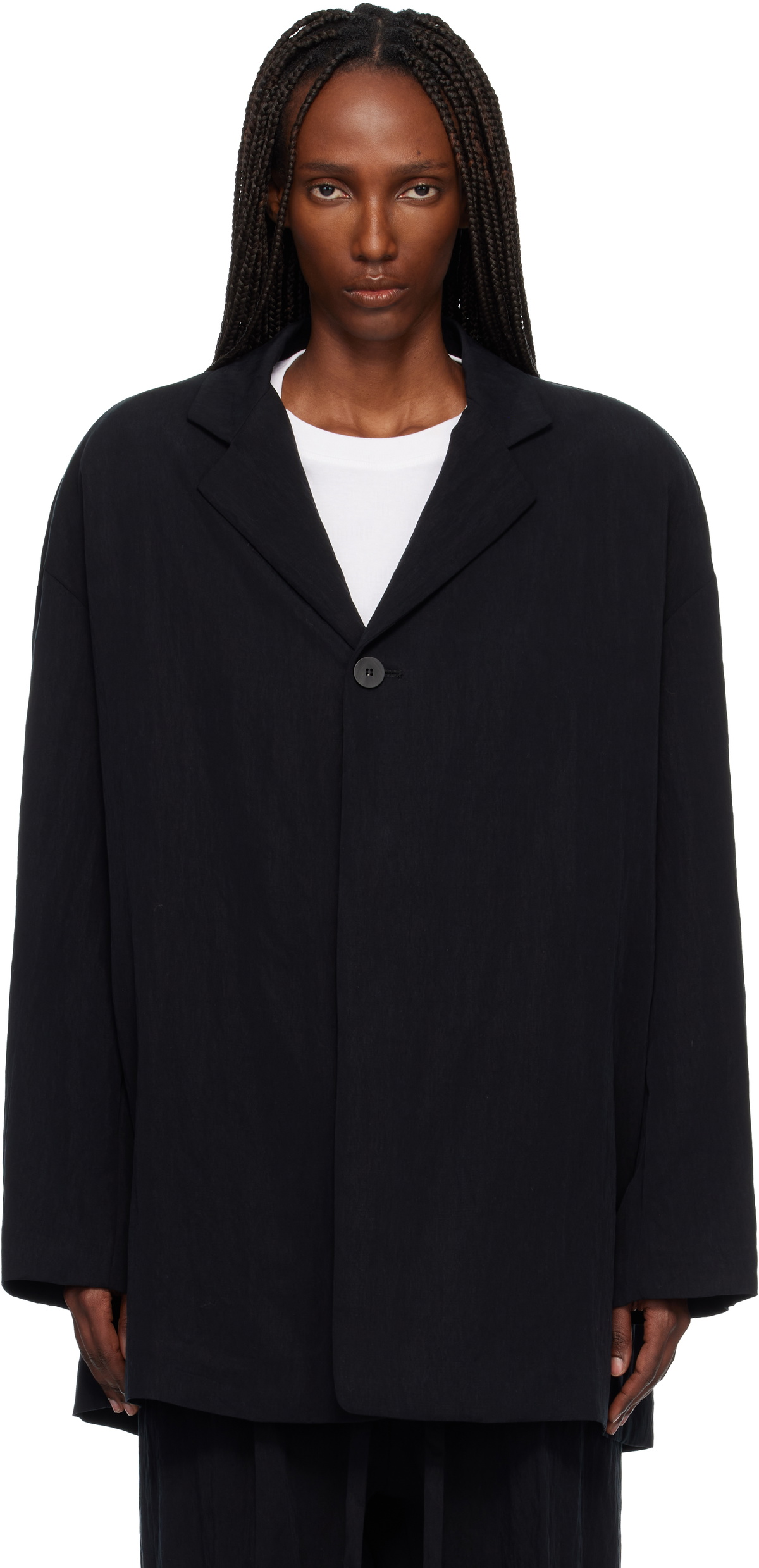 ジャケット・アウター FEAR OF GOD HIGH NECK TRENCH COAT Fear Of God X adidas Trench Jacket Oversized Collar Long Coat