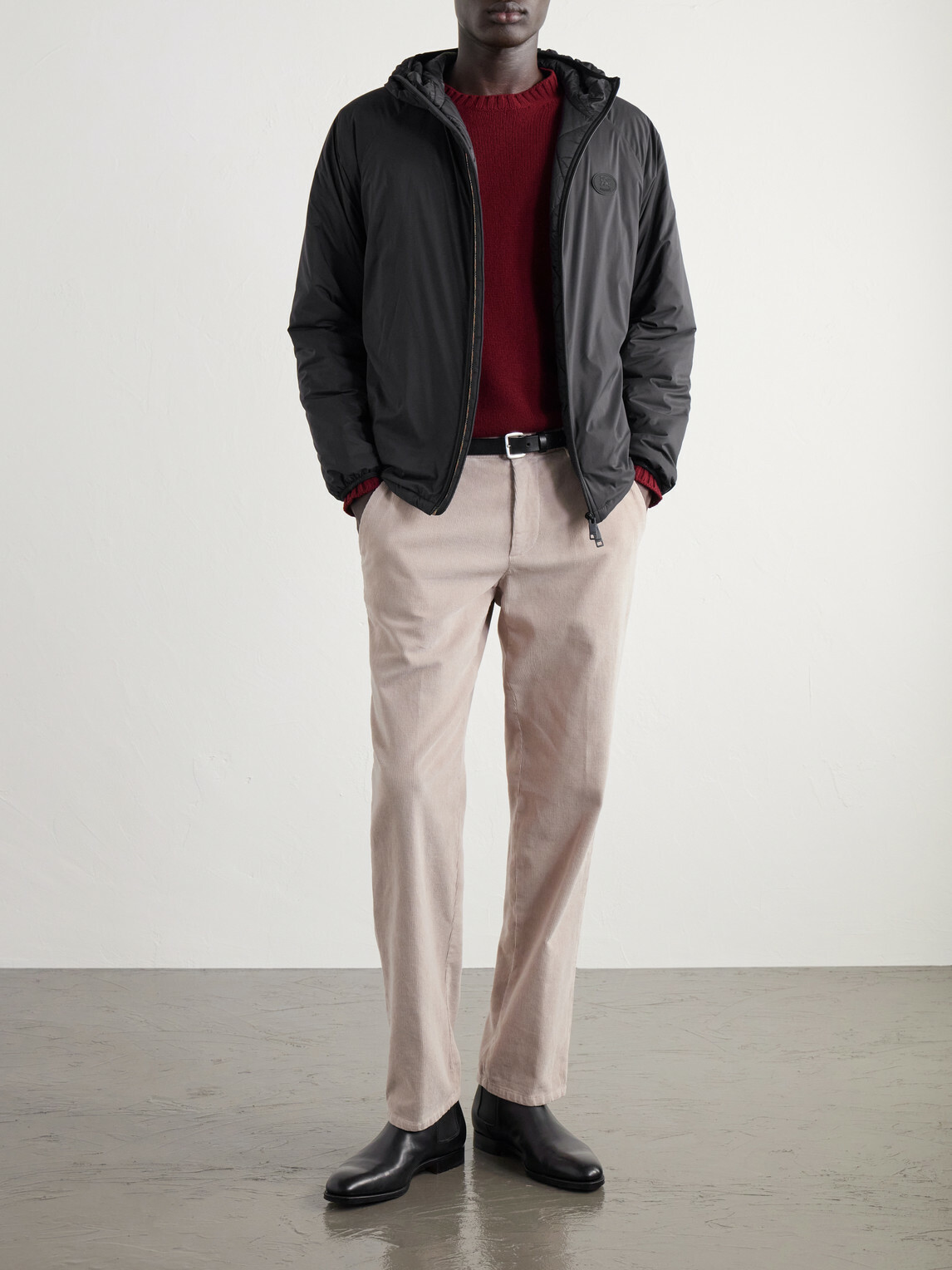 Burberry - Logo-Appliquéd Shell Hooded Jacket - Black