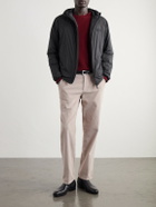 Burberry - Logo-Appliquéd Shell Hooded Jacket - Black