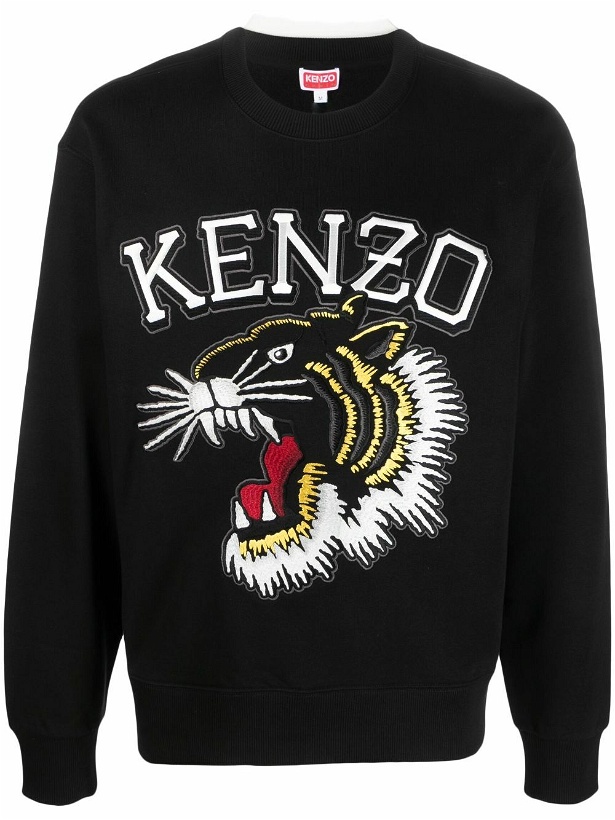 Photo: KENZO - Tiger Varsity Cotton Sweatshirt
