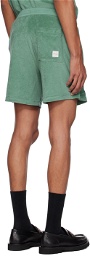 Paul Smith Green Striped Shorts