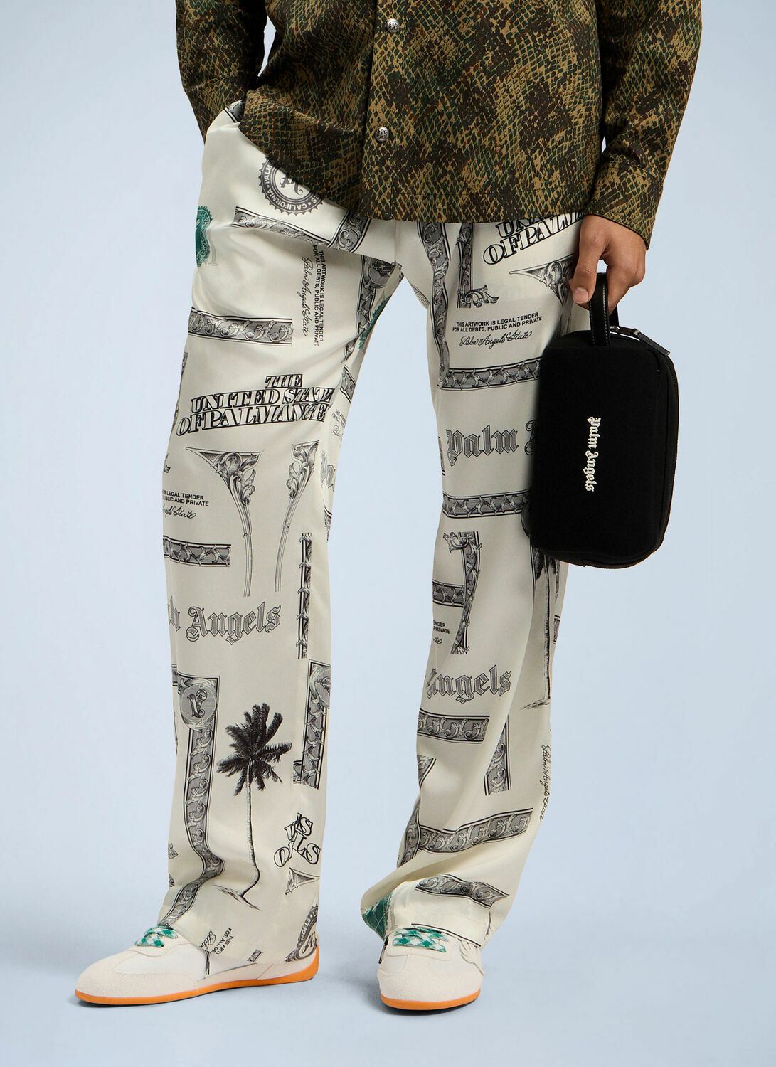 Palm Angels Classic Logo Pouch