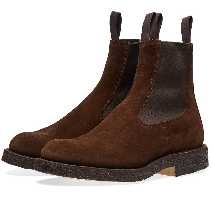 Photo: END. x Tricker's Crepe Sole Stephen Chelsea Boot