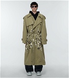 Balenciaga - Artist Trench printed twill coat