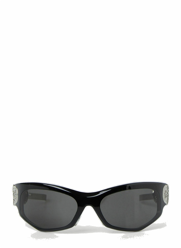 Photo: Swipe 1 Oval Sunglasses in Black