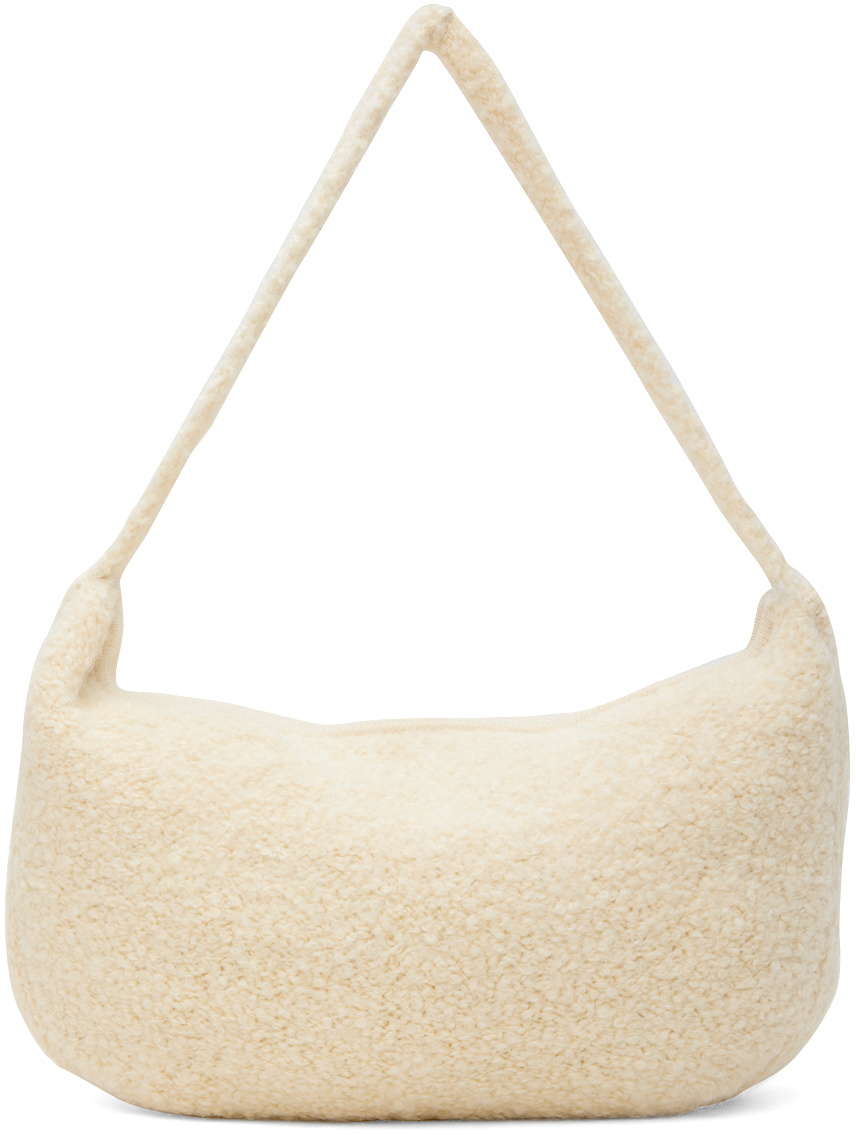 Cordera Off-White Wool & Mohair Bag
