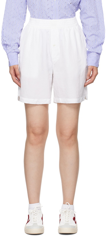 Photo: EYTYS White Aniara Shorts