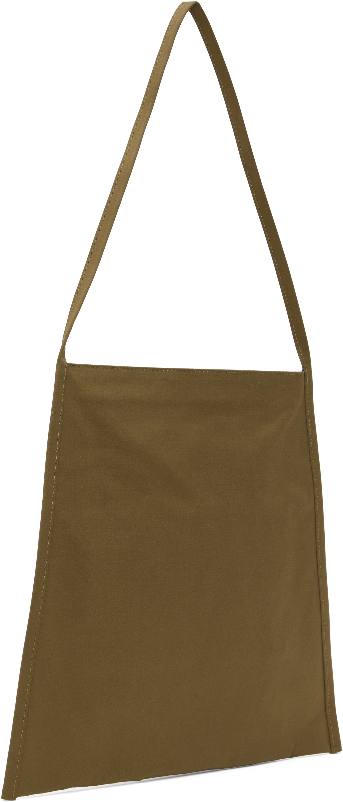 Ruohan Khaki Satin Tote
