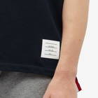 Thom Browne Men's Back Stripe Pique T-Shirt in Navy