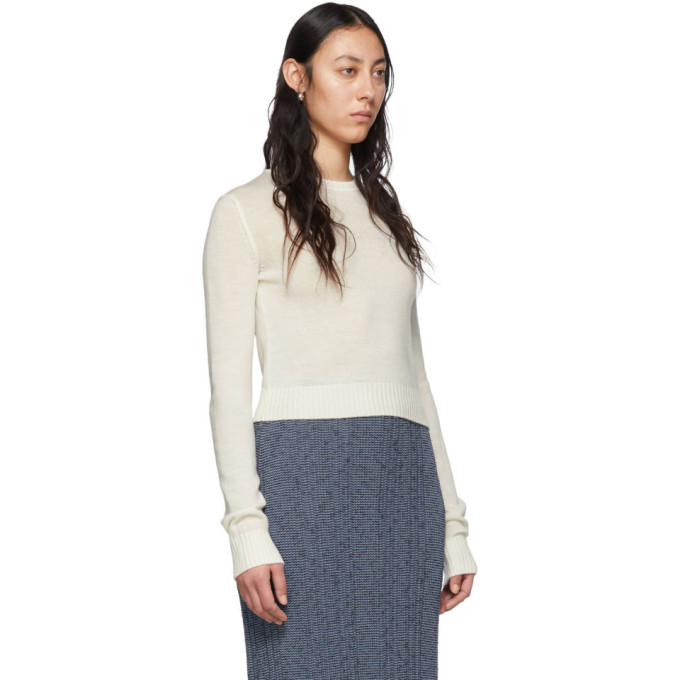 Jil Sander Off-White Jil Sanderand Crewneck Sweater