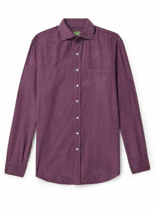 Photo: Sid Mashburn - Cotton-Corduroy Shirt - Purple