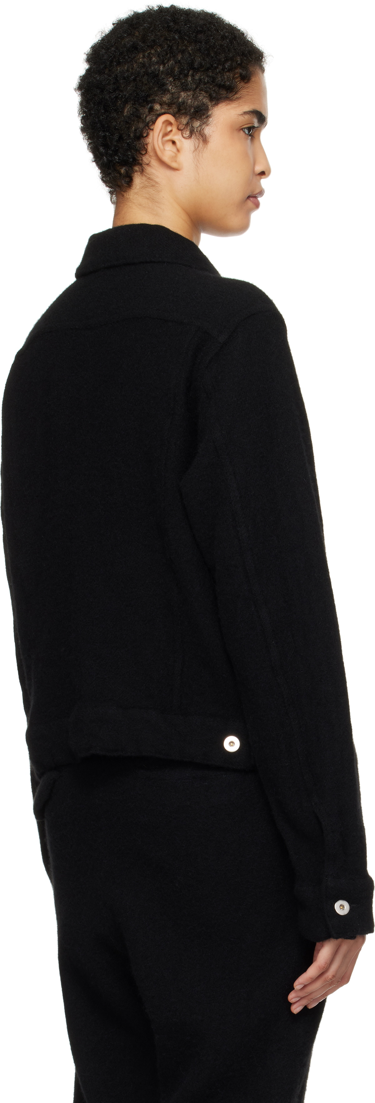 Black Comme des Garçons Black Tweed Jacket