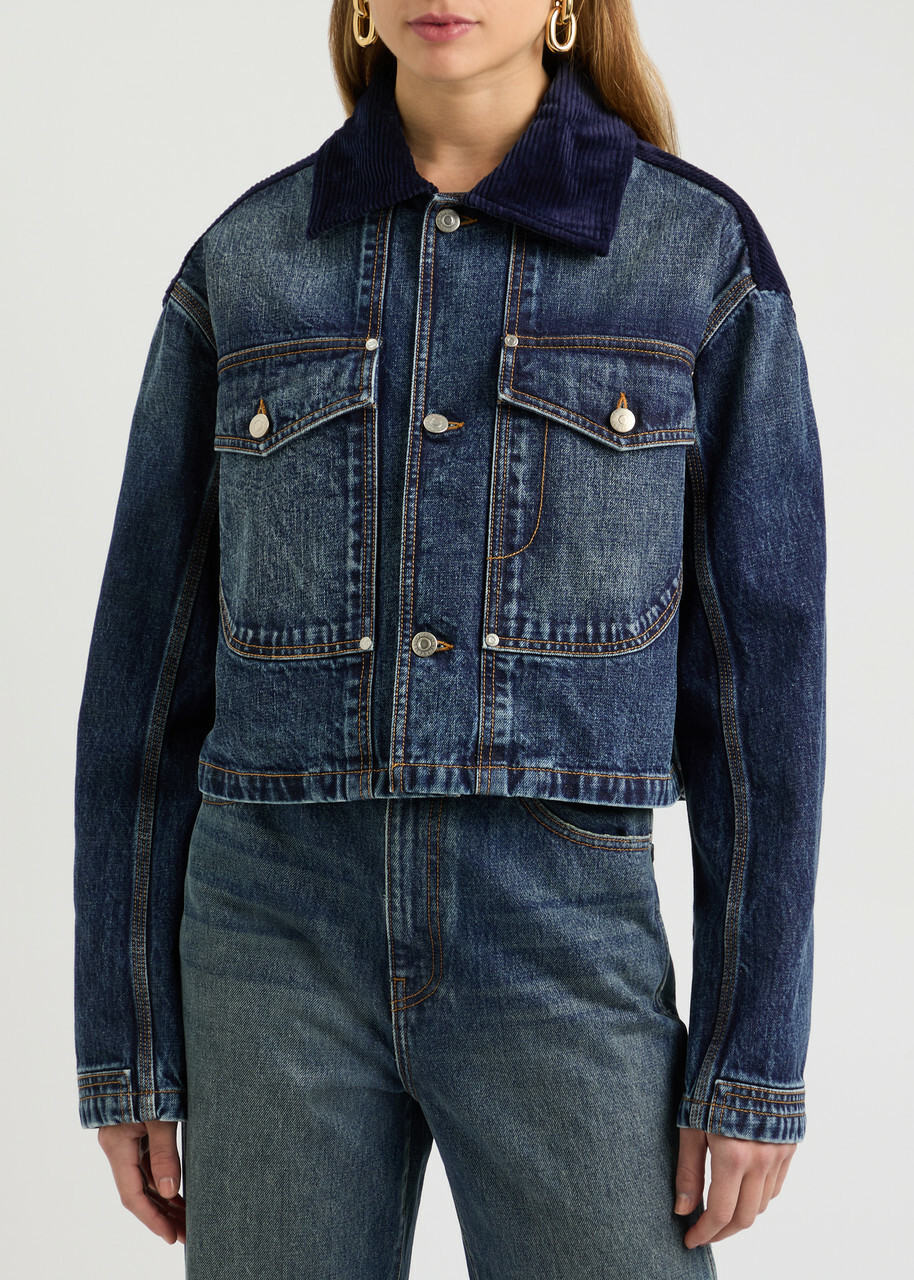 Stella Mccartney Corduroy and Denim Jacket Stella McCartney