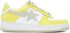 BAPE SSENSE Exclusive Yellow Sta Sneakers