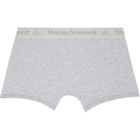 Vivienne Westwood Two-Pack Gray Cotton Boxer Briefs