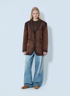 Acne Studios Distressed Suede Blazer