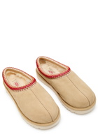 Ugg Tasman II Suede Flatform Slippers Beige