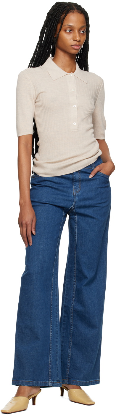 Subtle Le Nguyen Blue On-Ward Jeans