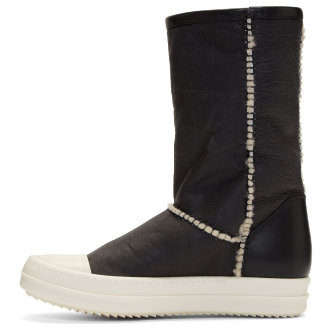 Rick owens 2025 shearling boots