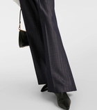 Etro Pleated wool-blend wide-leg pants