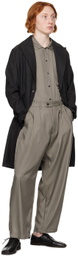 stein Khaki Wide Easy Trousers