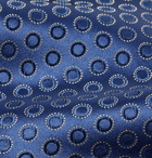 Charvet - 8.5cm Embroidered Silk Tie - Blue
