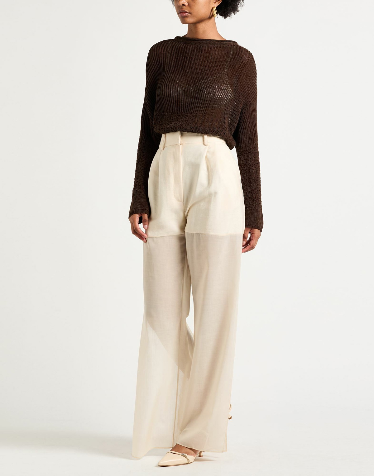 A. w.a. k.e. Mode Womens Pants in Beige