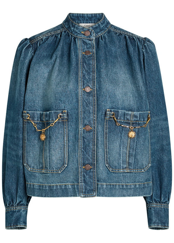 Photo: Chloe Capsule Embellished Denim Jacket