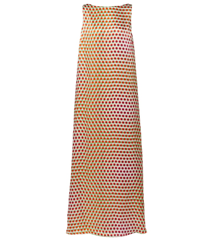 Photo: Dries Van Noten Polka-dot silk gown