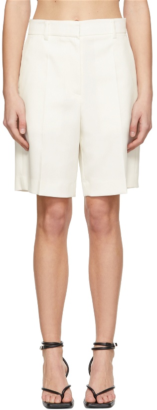 Photo: System Off-White Polyester Shorts
