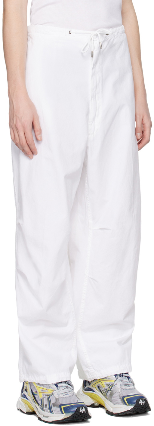 DARKPARK White Blair Trousers