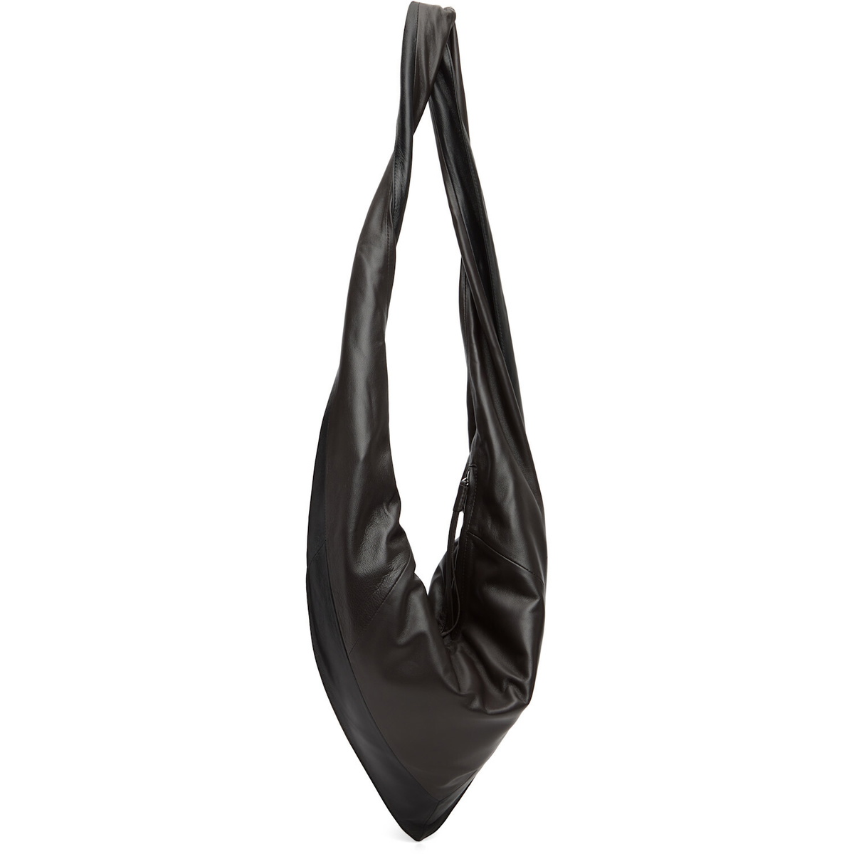 LEMAIRE Brown & Black Small Scarf Extended Handle Bag