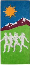Carne Bollente Multicolor 'Mountain Foursome' Beach Towel