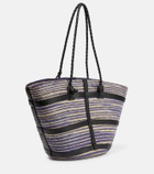 Altuzarra - Watermill Large raffia tote bag