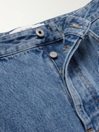 LOEWE - Anagram Wide-Leg Logo-Embroidered Jeans - Blue