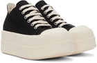 Rick Owens DRKSHDW Black Double Bumper Low Sneakers