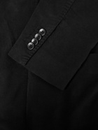 Boglioli - Unstructured Garment-Dyed Cotton-Velvet Suit Jacket - Black