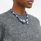 Wales Bonner Women's Story Necklace in Blue& White 