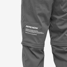 Men's AAPE Woven Zip Off Tech Pant in Grey