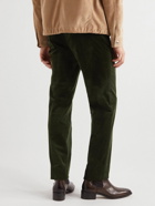 De Petrillo - Straight-Leg Cotton-Blend Corduroy Trousers - Green