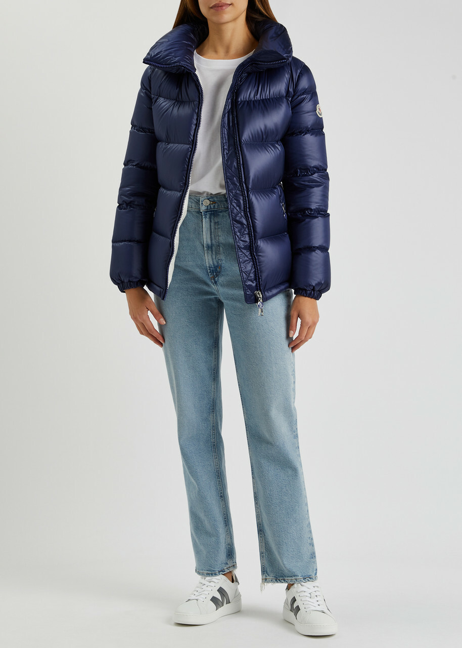 Moncler Douro Quilted Shell Jacket Navy Moncler