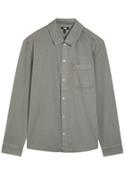 Paige Cotton-blend Shirt Grey