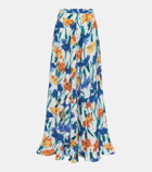 Diane von Furstenberg Florencia floral maxi skirt