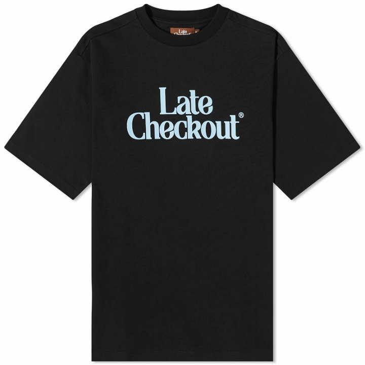 Photo: Late Checkout LC Logo T-Shirt in Black