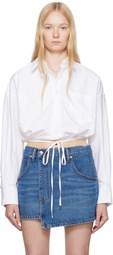 alexanderwang.t White Cotton Oxford Wrap Shirt