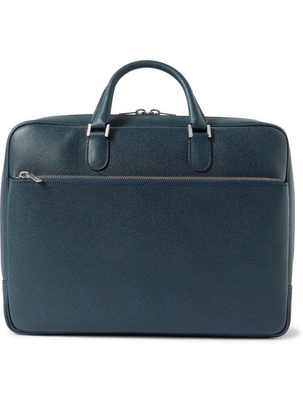 Photo: Valextra - Pebble-Grain Leather Briefcase