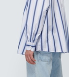 Our Legacy Borrowed striped cotton shirt